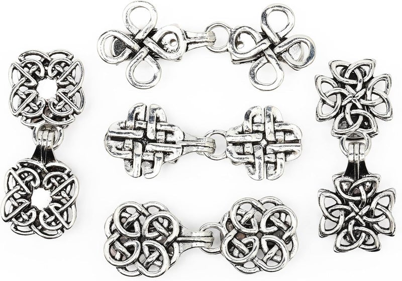 EMORBALS 5 Pcs Sweater Clips to Hold Sweater Together, Clothing Cinch Clip for Women's Sweater, Shawl, Shirt, Dress(Sliver) - Image 1